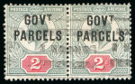 Stamp of Great Britain » Officials 1902 Government Parcels 2d yellowish-green and carmine-red,