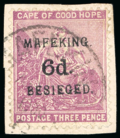 Stamp of South Africa » Mafeking 1900 Besieged Surcharges: 1d on 1/2d green, 3d on 1d
