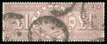 Stamp of Great Britain » 1855-1900 Surface Printed » 1883-84 & 1888 High Values 1884 Crowns £1 brown-lilac, used, fine. SG £3'000.
