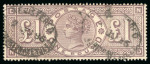 Stamp of Great Britain » 1855-1900 Surface Printed » 1883-84 & 1888 High Values 1884 Crowns £1 brown-lilac, used, fine. SG £3'000.