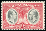 Stamp of Cayman Islands 1932 Centenary 1/4dd to 10s mint set of twelve, fine.