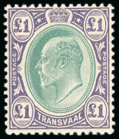 Stamp of South Africa » Transvaal 1902-03 CA 1/2d to £1 complete mint set of 15, a few