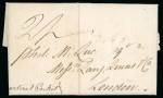 Stamp of Grenada 1812 (Jul 21) entire from Grenada to London sent via