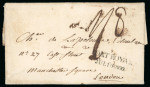 Stamp of Great Britain » British Post Offices Abroad Martinique: 1800 (Jul 16) entire from Fort Royal to England with very fine two-line British "FORT ROYAL / JUL 16 1800" ds