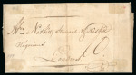 Stamp of Great Britain » British Post Offices Abroad Martinique: 1801 (Jul 15) entire from Robert to England with bold British "Ship Lre / (crown) / MARTINIQUE" oval hs 
