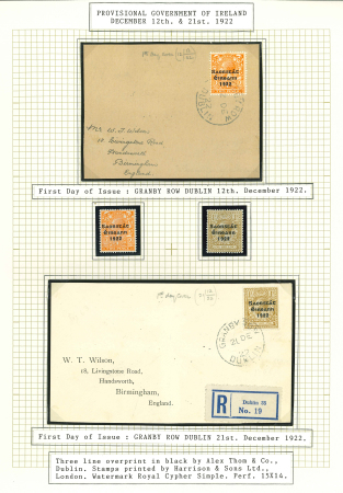 Stamp of Ireland » Collections 1922-1970 Collection neatly mounted and written up