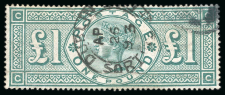 Stamp of Great Britain » Collections 1839-1934, Small accumulation on a stocksheet 