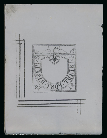 Stamp of Switzerland / Schweiz » Kantonalmarken » Basel Switzerland, Canton Basel - 1845 2 ½rp, glass support