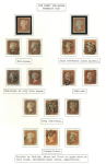 Stamp of Great Britain » Collections 1841-1908, Attractive mostly used collection of line-engraved and surfaced neatly mounted and written up on 41 album pages