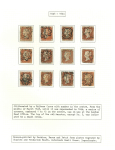 Stamp of Great Britain » Collections 1841-1908, Attractive mostly used collection of line-engraved and surfaced neatly mounted and written up on 41 album pages