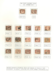 Stamp of Great Britain » Collections 1841-1908, Attractive mostly used collection of line-engraved and surfaced neatly mounted and written up on 41 album pages