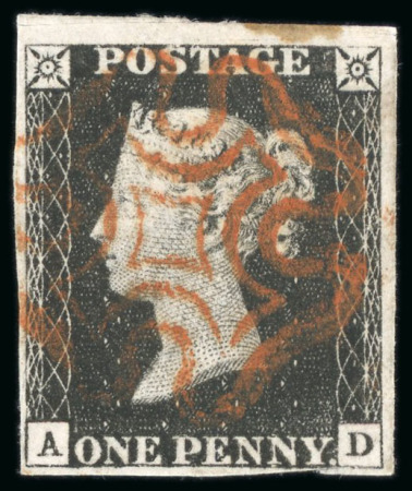 Stamp of Great Britain » 1840 1d Black and 1d Red plates 1a to 11 1840, 1d black accumulation of 136 examples arranged by plate on stocksheets