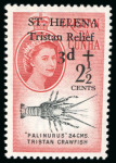 Stamp of St. Helena 1961 Tristan Relief complete set of four mint n.h.