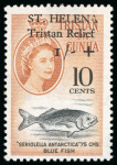 Stamp of St. Helena 1961 Tristan Relief complete set of four mint n.h.