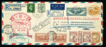 Stamp of Large Lots and Collections All World - Around the World Airmail Flight: 1937-48