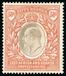Stamp of Kenya, Uganda and Tanganyika » Kenya, Uganda and Tanganyika 1903-04 CA 50r grey and red-brown, mint, fresh, very