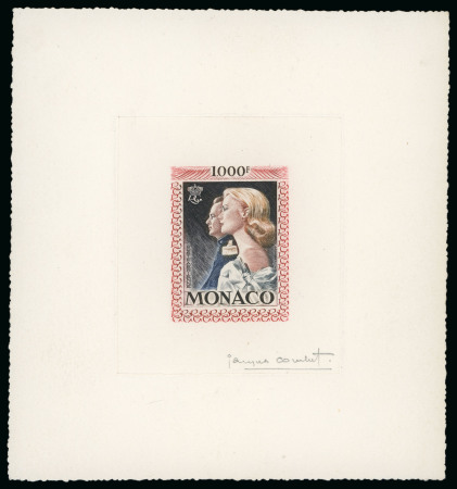 Stamp of Colonies françaises » Monaco 1958, Epreuve d'artiste multicolore du non émis Prince