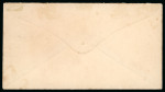 Stamp of South Africa » Orange Free State 1900 (Mar 16) envelope with 1899 (-) black on bistre