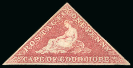 Stamp of South Africa » Cape of Good Hope 1855-63 1d rose mint h.r.