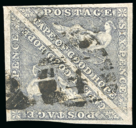 Stamp of South Africa » Cape of Good Hope 1855-63 6d slate-lilac pair, used