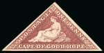Stamp of South Africa » Cape of Good Hope 1863-64 1d deep brown-red mint o.g.