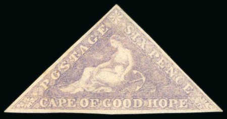 Stamp of South Africa » Cape of Good Hope 1855-63 6d pale rose-lilac mint small part o.g., fine