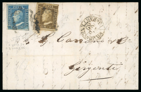 Stamp of Italian States » Sicily 1859, Affrancatura da 3 grana