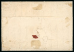Stamp of Italian States » Sicily 1859 Lettera affrancata 5 grana da Giardini
