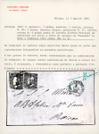 Stamp of Italian States » Sicily 1860 Lettera con tavole differenti del 2 gr.