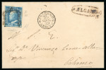 Stamp of Italian States » Sicily 1859, Lettera da Alcamo con 2 gr.