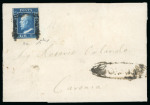 Stamp of Italian States » Sicily 1859, Lettera da Naso con 2 gr.