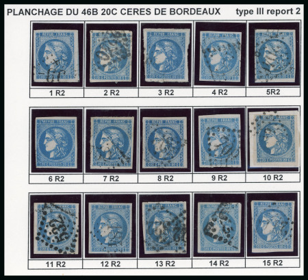 Stamp of France » Collections France: 1871, Collection spécialisée sur le timbre