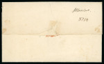 Stamp of Italian States » Sicily 1859, Assicurata da Caltagirone con 4 gr.