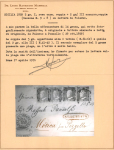 Stamp of Italian States » Sicily 1859, Assicurata da Palermo con 14 gr.