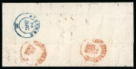 Stamp of Italian States » Sicily 1859, Lettera con 10 gr. per Firenze