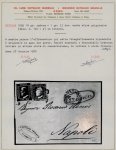 Stamp of Italian States » Sicily 1860, Lettera con 11 gr. per Napoli