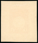 Stamp of Russia 1913 Romanov Tercentenary 1k frame only die proof in brown-red