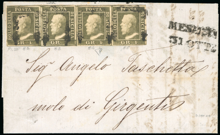 Stamp of Italian States » Collections and Lots 1859, Lotto di 43 lettere di Sicilia