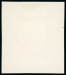 Stamp of Russia 1913 Romanov Tercentenary 4k frame only (void centre) die proof in orange on glossy paper