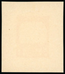 Stamp of Russia 1913 Romanov Tercentenary 4k frame only (void centre) die proof in brown on glossy paper