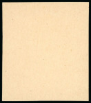 Stamp of Russia 1913 Romanov Tercentenary 14k frame only (void centre) final die proof in orange on glossy paper