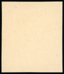 Stamp of Russia 1913 Romanov Tercentenary 14k frame only (void centre) final die proof in black on glossy paper