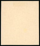 Stamp of Russia 1913 Romanov Tercentenary 50k frame only (void centre) final die proof in deep purple on glossy paper