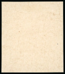 Stamp of Russia 1913 Romanov Tercentenary 50k complete die proof in black on glazed card