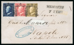 Stamp of Italian States » Sicily 1859, Lettera con 16 gr. per Napoli