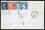 Stamp of Italian States » Sicily 1859, Lettera con 19 gr. per Firenze