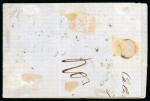 Stamp of Italian States » Sicily 1859, Lettera con 22 gr. per Genova