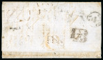 Stamp of Italian States » Sicily 1860, Lettera con 22 gr. per Torino