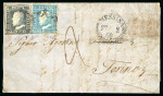 Stamp of Italian States » Sicily 1860, Lettera con 22 gr. per Torino