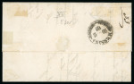 Stamp of Italian States » Sicily » Sardinia Used in Sicily 1861, Lettera da Castrogiovanni con 10 c.mi di Sardegna
